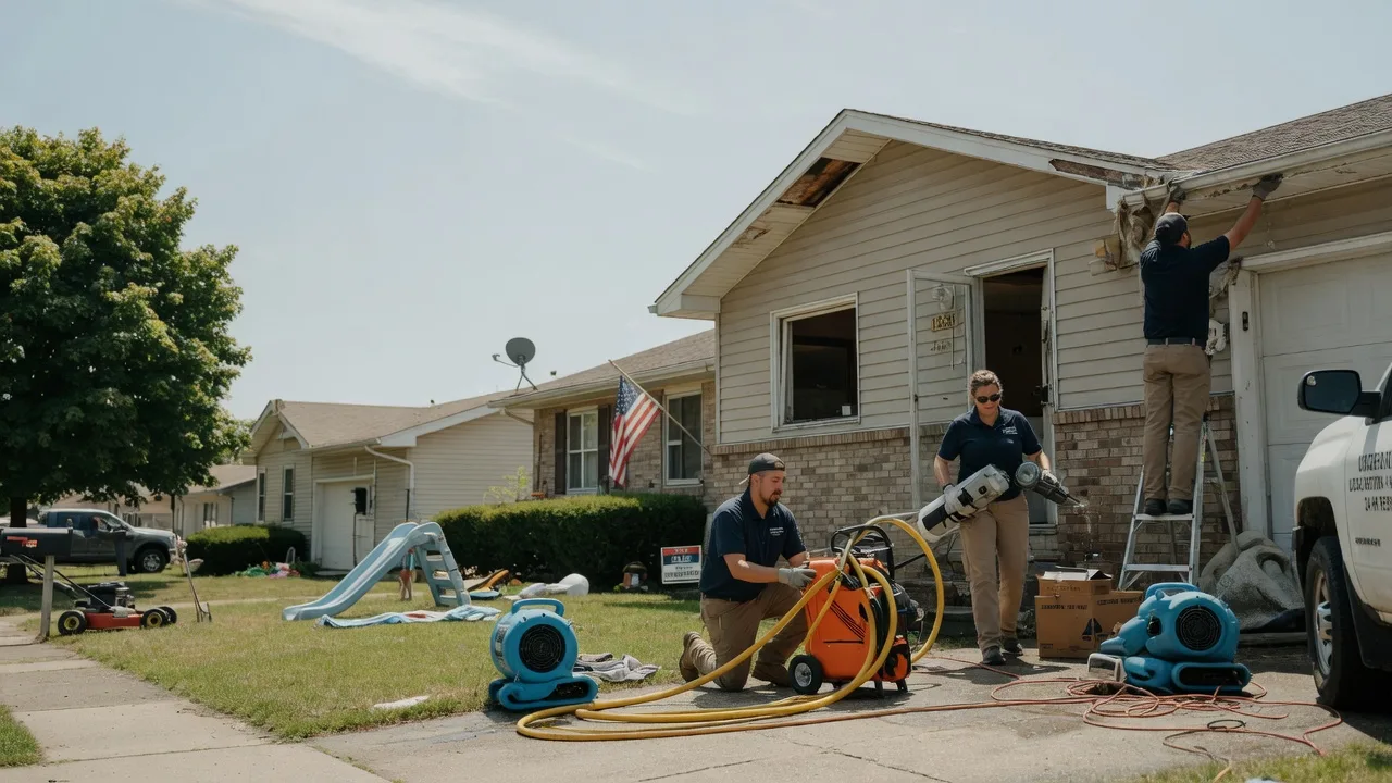 Water Damage Restoration in Middle Point, OH near me